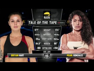 bkfc22: britain hart vs pearl gonzalez milf