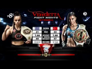 vendetta fight nights 24: sabriye s engu l vs. antonia prifti - [58kg title fight]