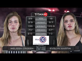 titan fc 67: melissa croden vs evelyn martins