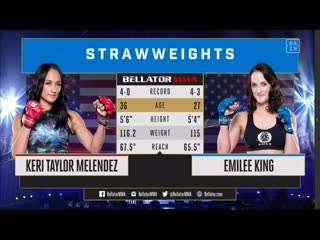 bellator 252: keri taylor melendez vs emilee king