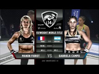 uae warriors14 / manon fiorot vs gabriela field